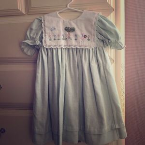 Vintage girls Easter dress